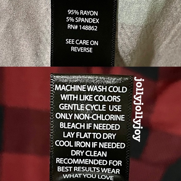 SET: Torrid Red & Black Buffalo Plaid Button Front Sleep Shirt/Sleep Pant 1X - Picture 13 of 14